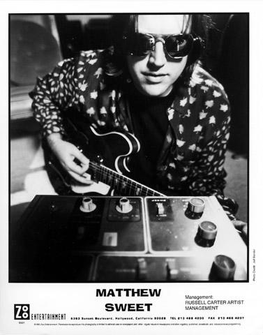 Matthew Sweet Promo Print