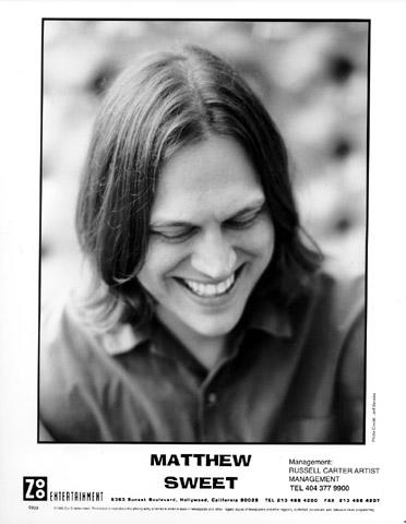 Matthew Sweet Promo Print