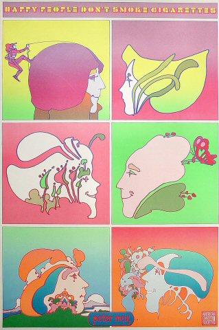 Happy People Don't Smoke Cigarettes Poster