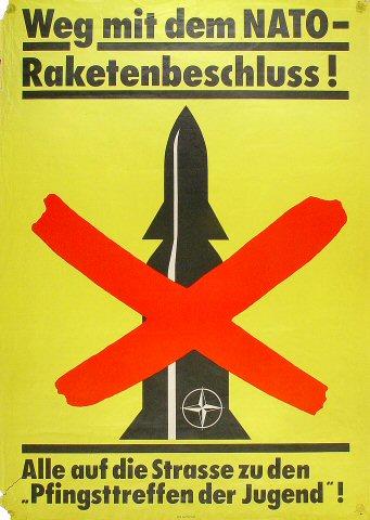 Weg mit dem NATO-Raketenbeschluss Poster