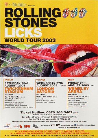 The Rolling Stones Handbill