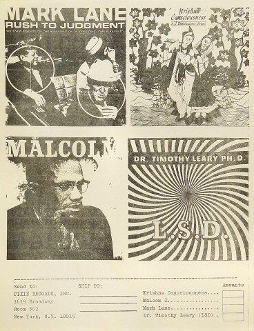 4 60's Posters Handbill