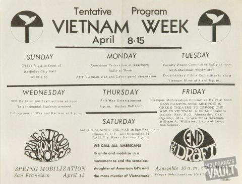 Vietnam Week Handbill