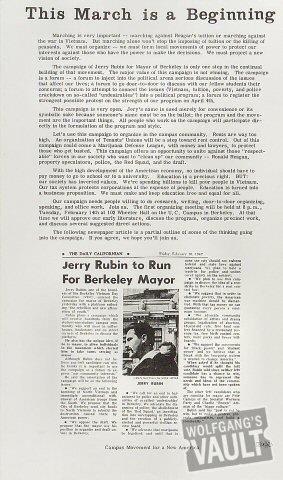 This March is a Beginning Handbill