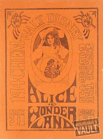 Alice in Wonderland Handbill