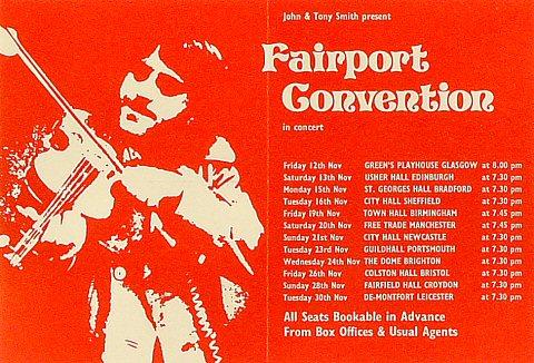 Fairport Convention Handbill