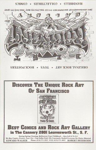 Best Comics and Rock Art Gallery Handbill
