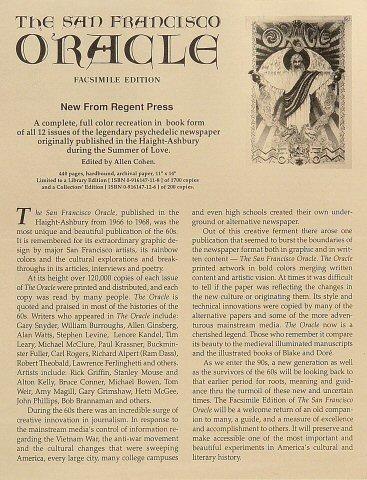 The San Francisco Oracle Handbill