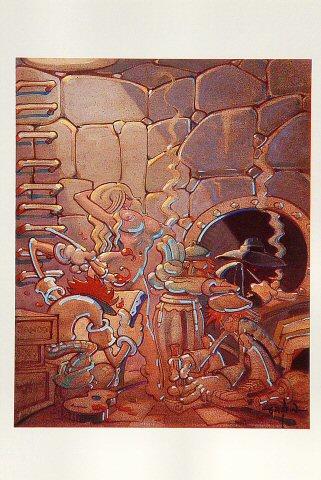 Underground Artists Postcard