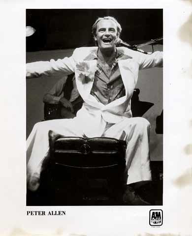 Peter Allen Promo Print