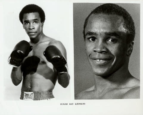 Sugar Ray Leonard Promo Print