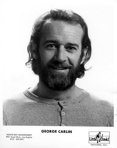 George Carlin Promo Print