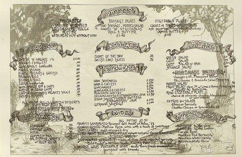 Armadillo Menu Poster