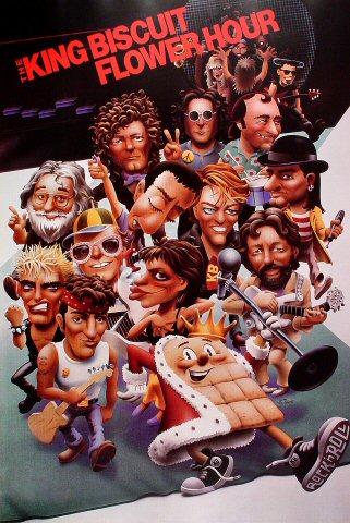King Biscuit Flower Hour Records Poster