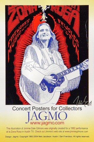 Jimmie Dale Gilmore Postcard