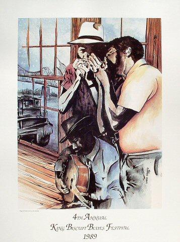King Biscuit Blues Festival Poster