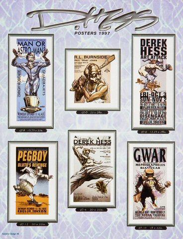 D. Hess Posters 1997 Handbill
