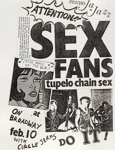Tupelo Chain Sex Handbill