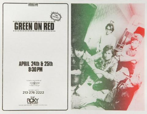 Green on Red Handbill