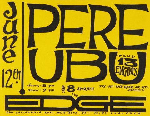 Pere Ubu Handbill