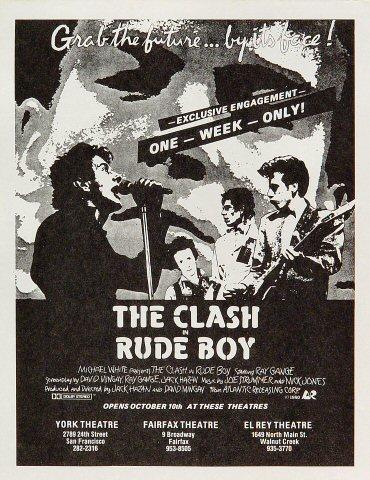 The Clash Handbill