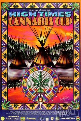 9th Annual High Times Cannabis Cup Poster