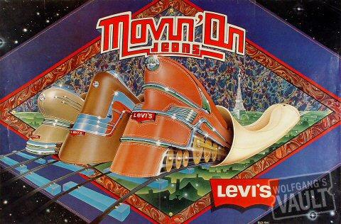 Levi's Movin' On Jeans Poster