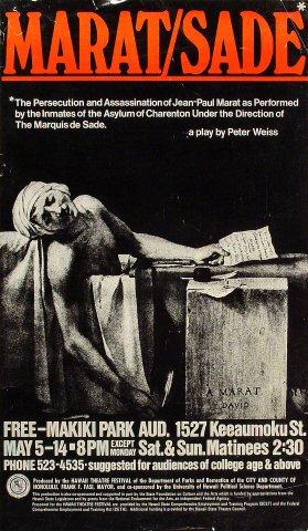 Marat/Sade Poster