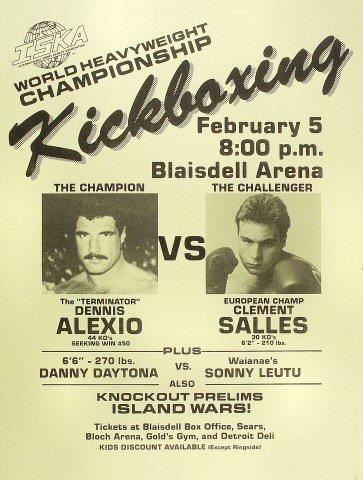 World Heavyweight Kickboxing Championship Poster