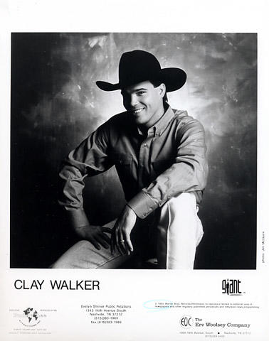 Clay Walker Promo Print