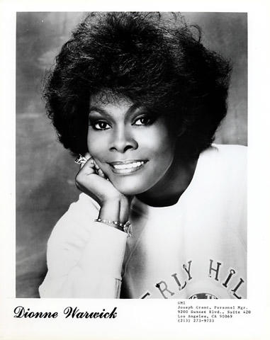 Dionne Warwick Promo Print