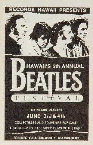 The Beatles Handbill