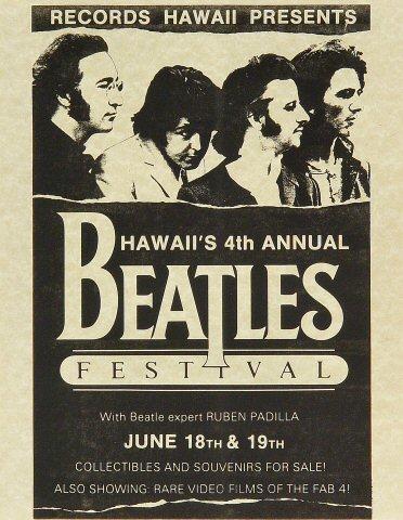 The Beatles Handbill