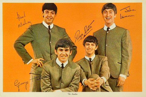 The Beatles Postcard