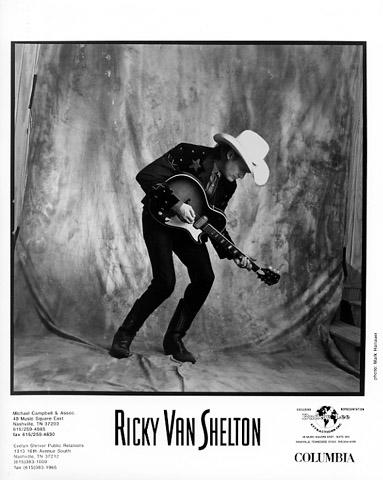 Ricky Van Shelton Promo Print