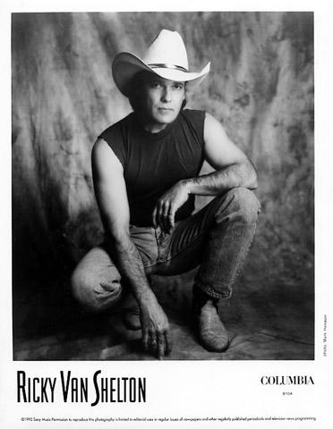 Ricky Van Shelton Promo Print