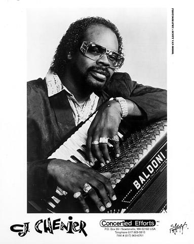 C.J. Chenier Promo Print