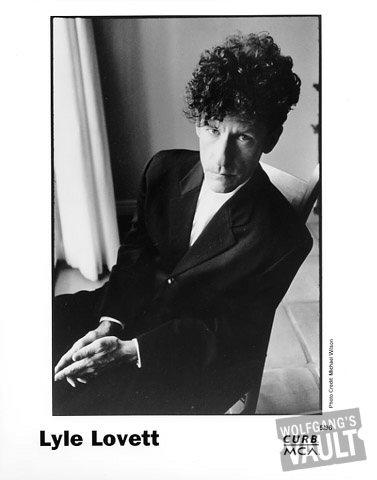 Lyle Lovett Promo Print