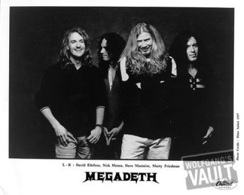 Megadeth Promo Print