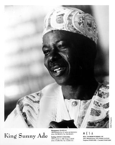King Sunny Ade Promo Print