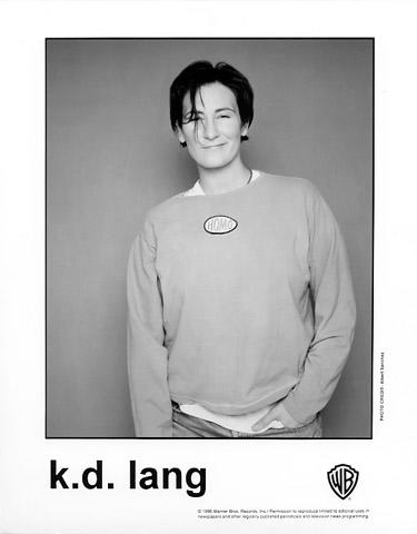 k.d. lang Promo Print