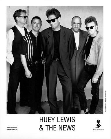 Huey Lewis & the News Promo Print