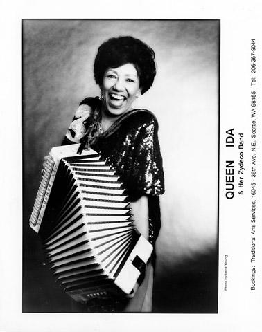 Queen Ida & Her Zydeco Band Promo Print