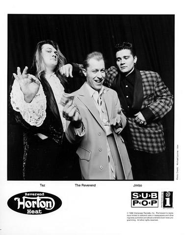 Reverend Horton Heat Promo Print
