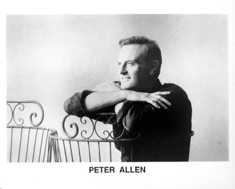 Peter Allen Promo Print