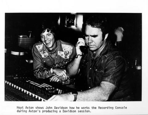 Hoyt Axton Promo Print