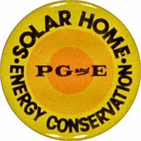 PGandE Solar Home Pin