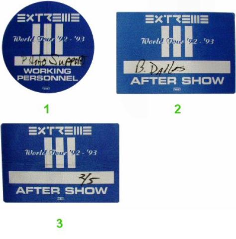 Extreme Backstage Pass