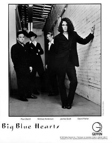 Big Blue Hearts Promo Print