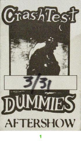 Crash Test Dummies Backstage Pass
